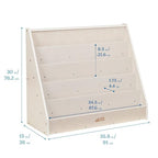 ECR4Kids Single-Sided Book Storage and Display, Montessori Furniture - Image 3