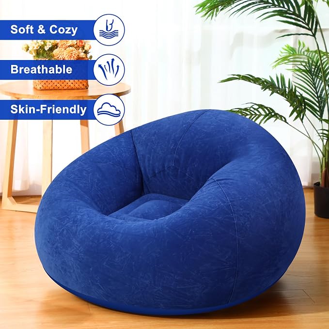 Realspring 6 9 12 Pcs Inflatable Bean Bag Chairs - Image 3