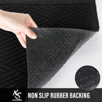 Sturdy Front Door Mat, Absorbent Muddy Dirt Resist Welcome Door Mats Outdoor - Image 4
