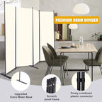 Room Divider 6FT Portable Room Dividers and Folding Privacy Screens, 4 Panel - Image 3