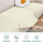 Milk Silk Couch Cushion Covers, Sofa Covers Washable - Image 6