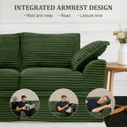 Upgrade Boneless Couch with Storage, Extra Deep&High Seat Modular Sectional - Image 7