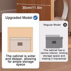 Versatile wooden storage cabinet, space-saving modular organizer - Image 8