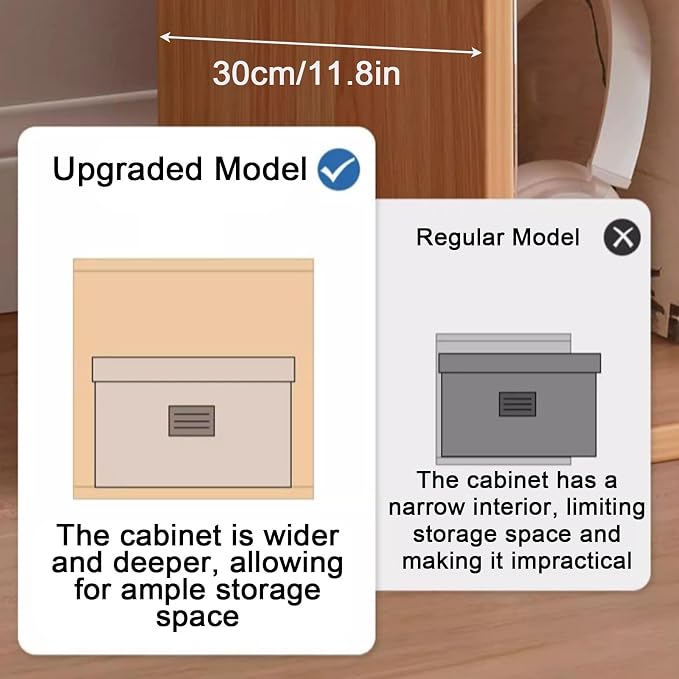 Versatile wooden storage cabinet, space-saving modular organizer - Image 8