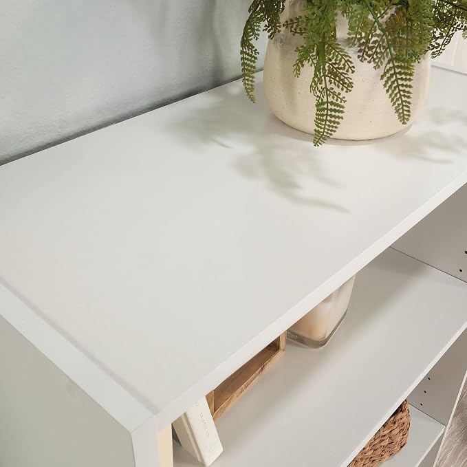Sauder Beginnings 3-Shelf Bookcase/ Book shelf, Soft White finish - Image 6