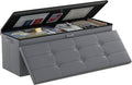 DocSafe Storage Ottoman Bench, Fireproof＆Waterproof Folding Bench by DocSafe