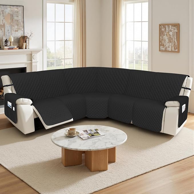 Arfntevss Recliner Sectional Couch Covers 1OO% Waterproof L Shape Sofa Cover - Image 7