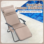 Wenqik 2 Pcs Outdoor Chaise Lounge Cushion - Image 7