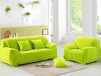 vctops 1-Piece Velvet Plush Stretch Sofa Slipcover - Image 2