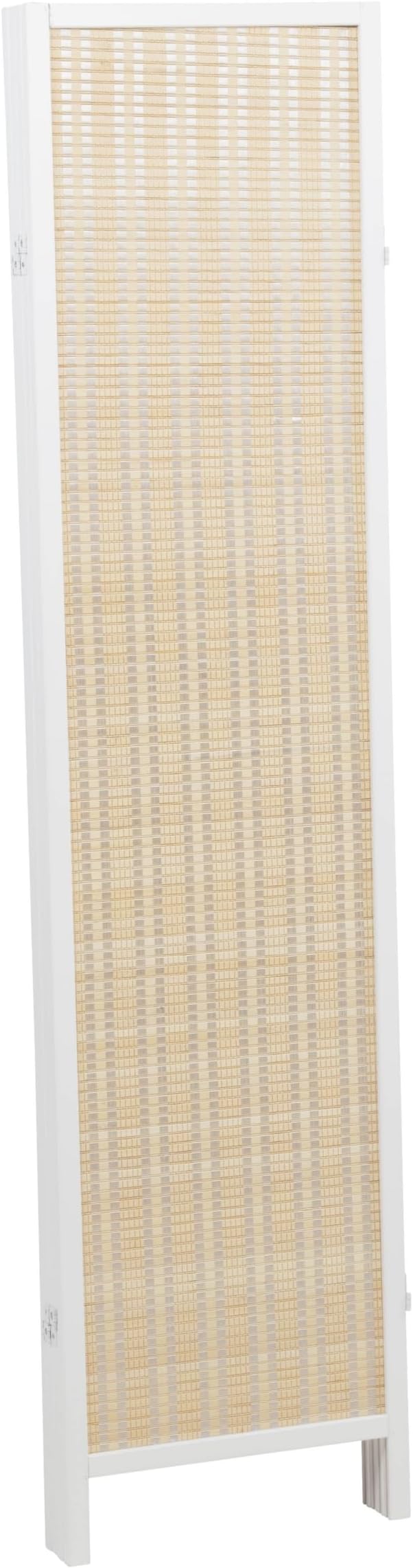 Roundhill Furniture Inkwell 4-Panel Bamboo Room Divider, Folding Portable - Image 8