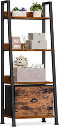Furologee 4-Tier Ladder Shelf, Ladder Bookshelf by Furologee