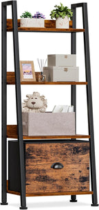 Furologee 4-Tier Ladder Shelf, Ladder Bookshelf by Furologee