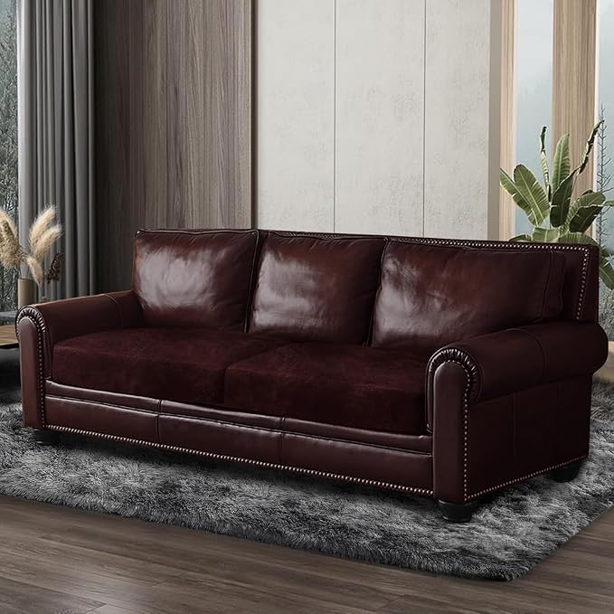 ANARACHON Leather Look Couch Cushion Covers Sofa Seat Slipcovers Sets Couches - Image 8