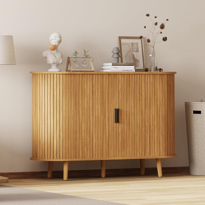 47" Buffet Cabinet, Sideboard Buffet Cabinet - Image 3