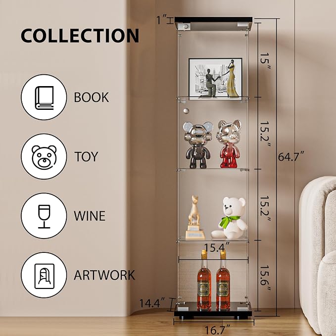 FANYUSHOW Glass Display Cabinet - Image 2