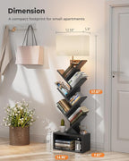 Evermagin 6 Tier Tree Bookshelf - Image 2