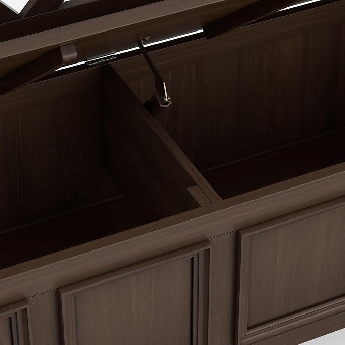 SIMPLIHOME Amherst Entryway Storage Bench - Image 9