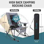 FUNDANGO Oversized Rocking Camping Chair - Image 2