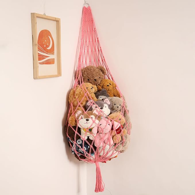 Amdermi Stuffed Animal Net or Hammock Corner Hanging Net by Amdermi