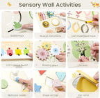 Elephant Activity Wall Busy Board Panels, Wooden Montessori Learning Activity - Image 7