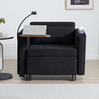 LEVNARY 3-in-1 Convertible Sleeper Chair Pull Out Bed, Single Sofa Chair Sleeper - Image 7