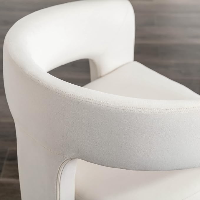BESTANO Modern Velvet Fabric Upholstered Dining Chairs - Image 6