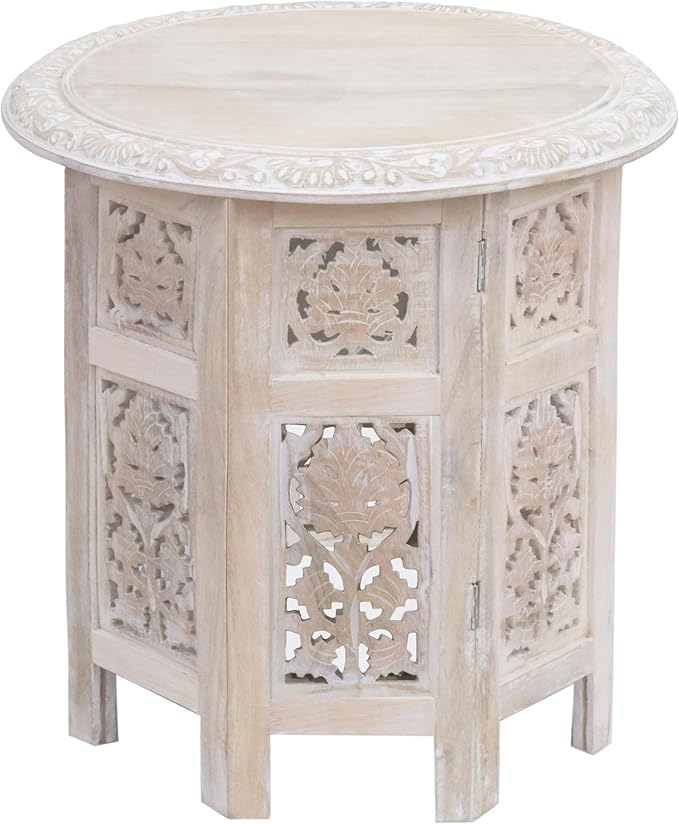 COTTON CRAFT Solid Wood End Table by COTTONCRAFT