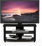 Furinno Sully 3-Tier Stand for TV up to 40, Espresso/Black - Image 2