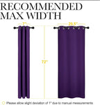 NICETOWN Thermal Insulated Blackout Draperies Curtains, Triple Weave Home - Image 8