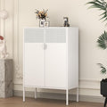 White Metal Storage Cabinet by LTLTSOBUMetalCabinet
