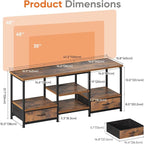 DUMOS 47 Inch TV Stand for 55-65 Inch TVs, Entertainment Center - Image 3