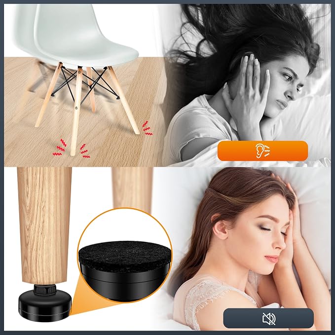 10 Set Adjustable Furniture Leveling Feet, Adjustable Leg Levelers - Image 7