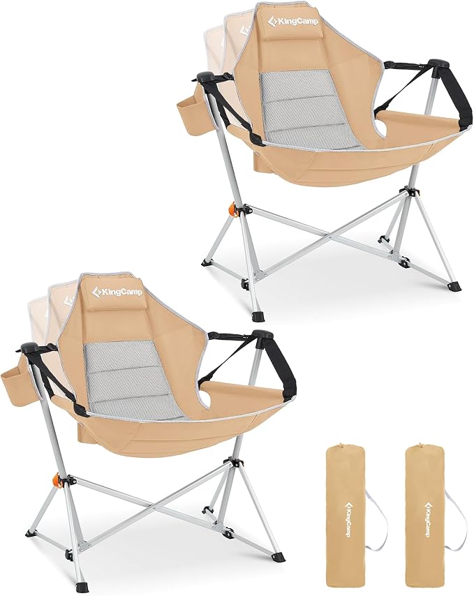 KingCamp Hammock Camping Chair, Swinging Portable Camp Chairs by KingCamp