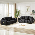 Antetek Teddy Sofa Set for Living Room, Modern Deep Seat Sofa Chair and - Image 9