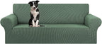 Stretch Oversized Couch Covers for Sofa Slipcover, Soft Jacquard Non-Slip by KEKUOU