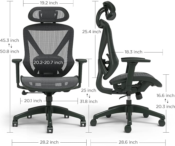 Staples Dexley Ergonomic Task Chair, Lumbar Support, Adjustable Height - Image 2