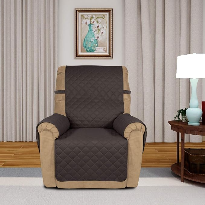 PureFit Reversible Recliner Chair Covers Couch Covers - Image 2
