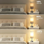 Fenmzee Grey Bedside Table Lamp - Image 5