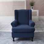 KRFOONN Wingback Chair Covers Slipcovers 2 Piece Stretch Wing Chair Covers - Image 7