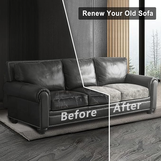 ANARACHON Leather Look Couch Cushion Covers Sofa Seat Slipcovers Sets Couches - Image 7