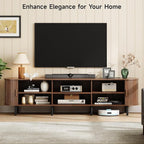 ONBRILL 86.6" TV Stand with Power Outlet - Image 3