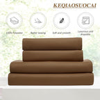 Cappuccino Brown Mocha Curtains 40x92 Inches Long 2 Panels Set, Pinch Pleated - Image 5