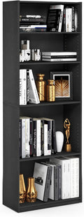 Furinno Jaya Book Shelf, 5-Tier Bookshelf, Bookcase by Furinno-FitsYourSpaceFitsYourBudget