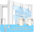 Blue Over the Door Organizer 5 Tiers, Extra Large Behind Door Storage of 10 - Image 6