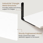 Fun Memories Deep Floating Shelves, 36W x 8D Floating Shelves Set of 2 - Image 4