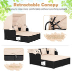 Tangkula Patio Rattan Daybed - Image 5