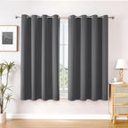 ChrisDowa Blackout Curtains for Bedroom and Living Room 63 Inches Long | 2 by ChrisDowa
