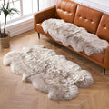 HUAHOO Premium Genuine Sheepskin Rug Linen Real Australia Sheepskin Natural by HUAHOO