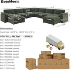 EASE MOOSE Oversized Modular Sectional Sofa - Image 2