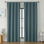 Simplebrand Dark Green Blackout Curtains by Simplebrand